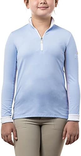 חולצות שמש של קסטל דנמרק חולצות שרוול ארוכות | Sun Protective UPF 30+ | 1/4 מחשוף מיקוד | צמרות